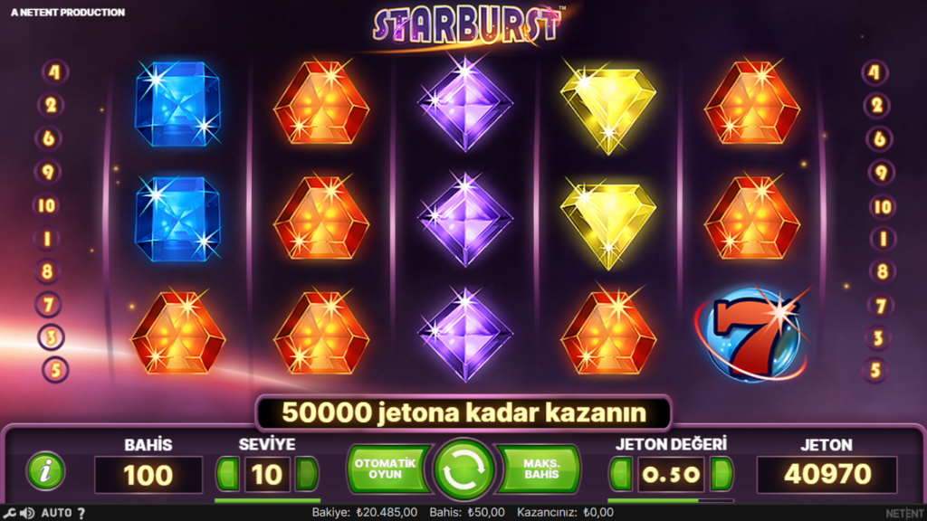 Starburst Slot Makinesi Nasıl Oynanır?