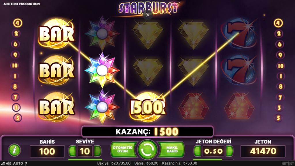 Starburst Online Ücretsiz Deneme