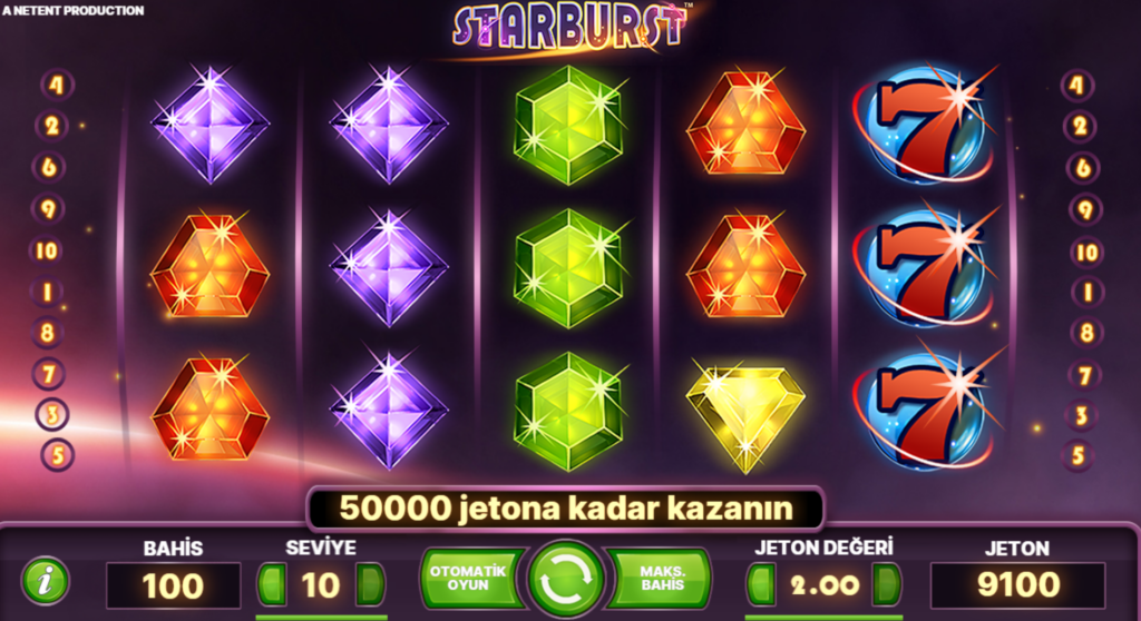 Starburst Kayıp Bonusu Var Mı?