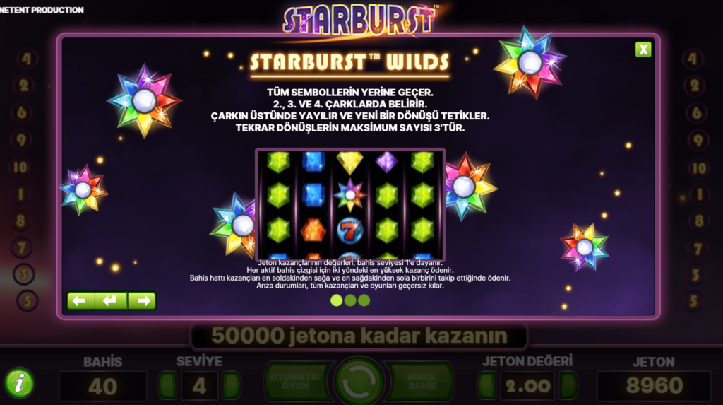 Starburst Oynanan Sitede Kayıp Bonusu Nedir?