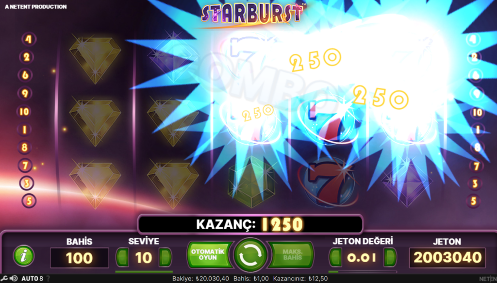 Starburst Slot Bahis Ayarları Nasıl Yapılır?
