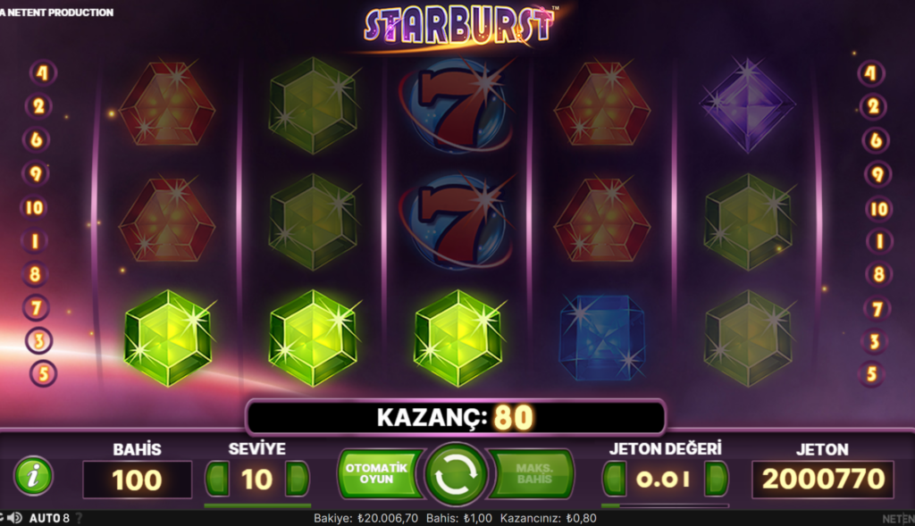 Starburst Slot Random Wills Özelliği Nedir?