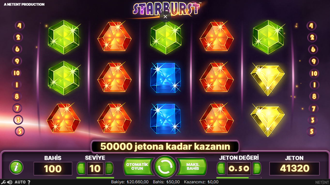 Starburst Online Ücretsiz Deneme