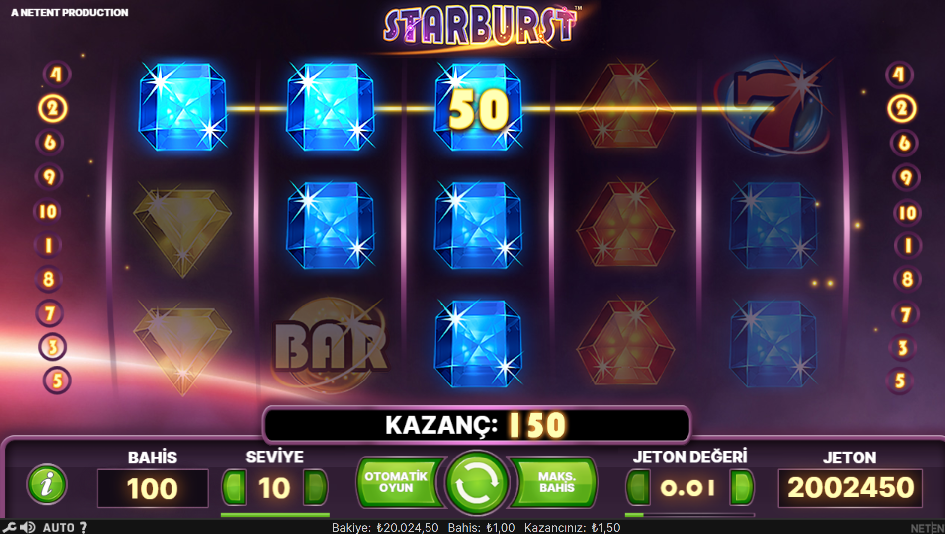 Starburst Gerçek Parayla Nasıl Oynanır?