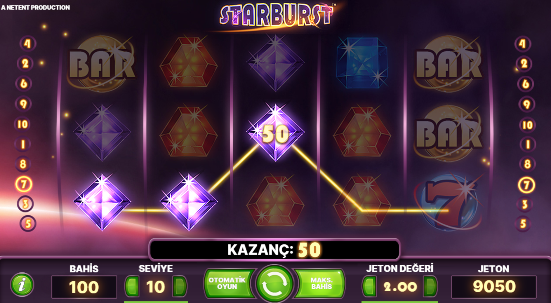 Starburst Kayıp Bonusu Var Mı?