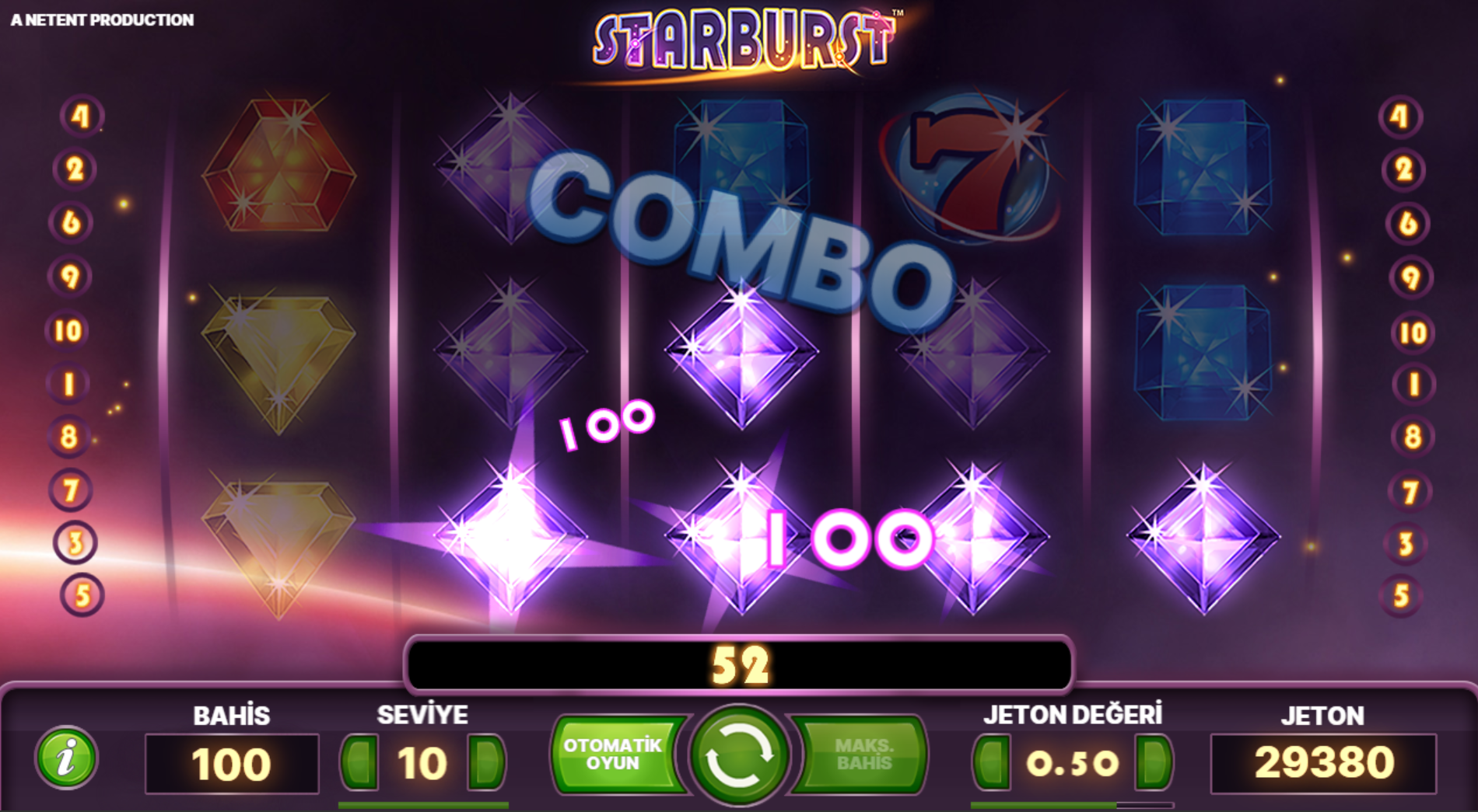 Starburst Slot Kaç Elmas Ne Kadar Kazandırıyor?