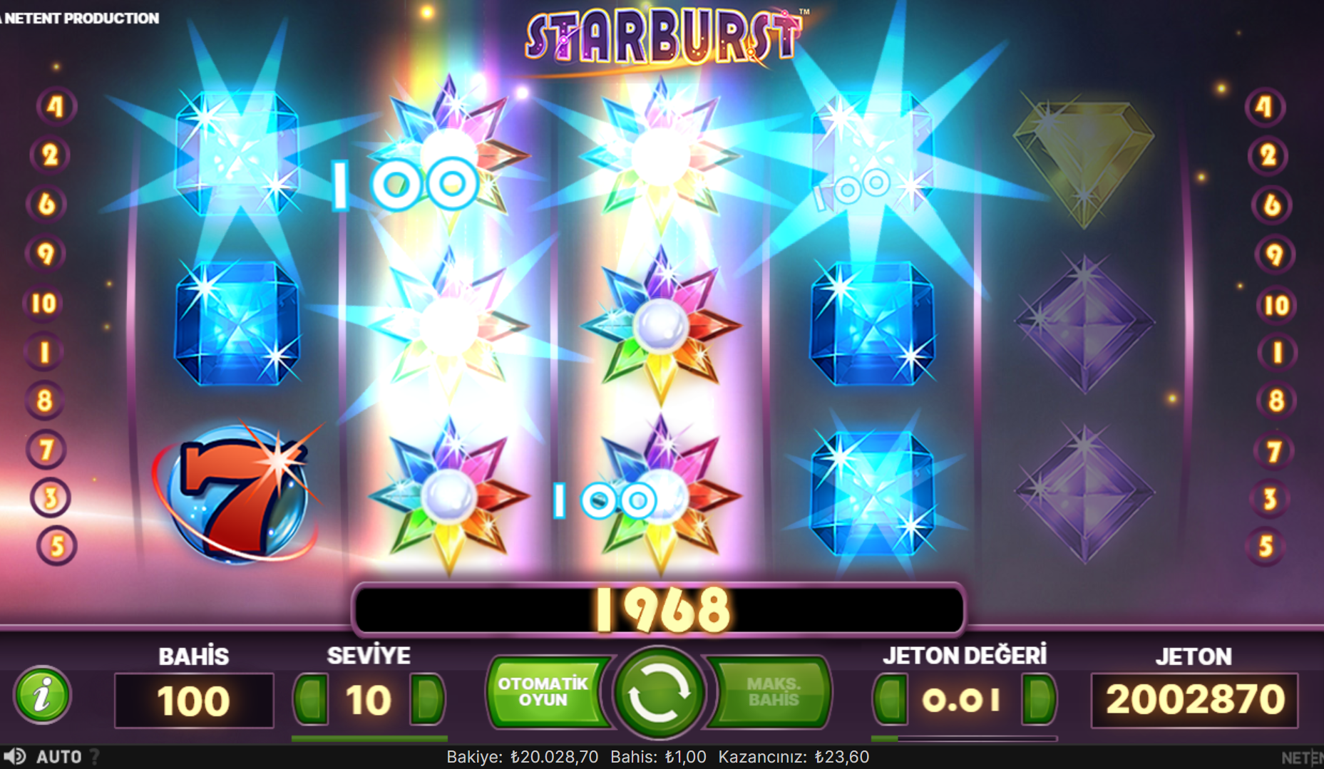 Starburst Slot Random Wills Özelliği Nedir?