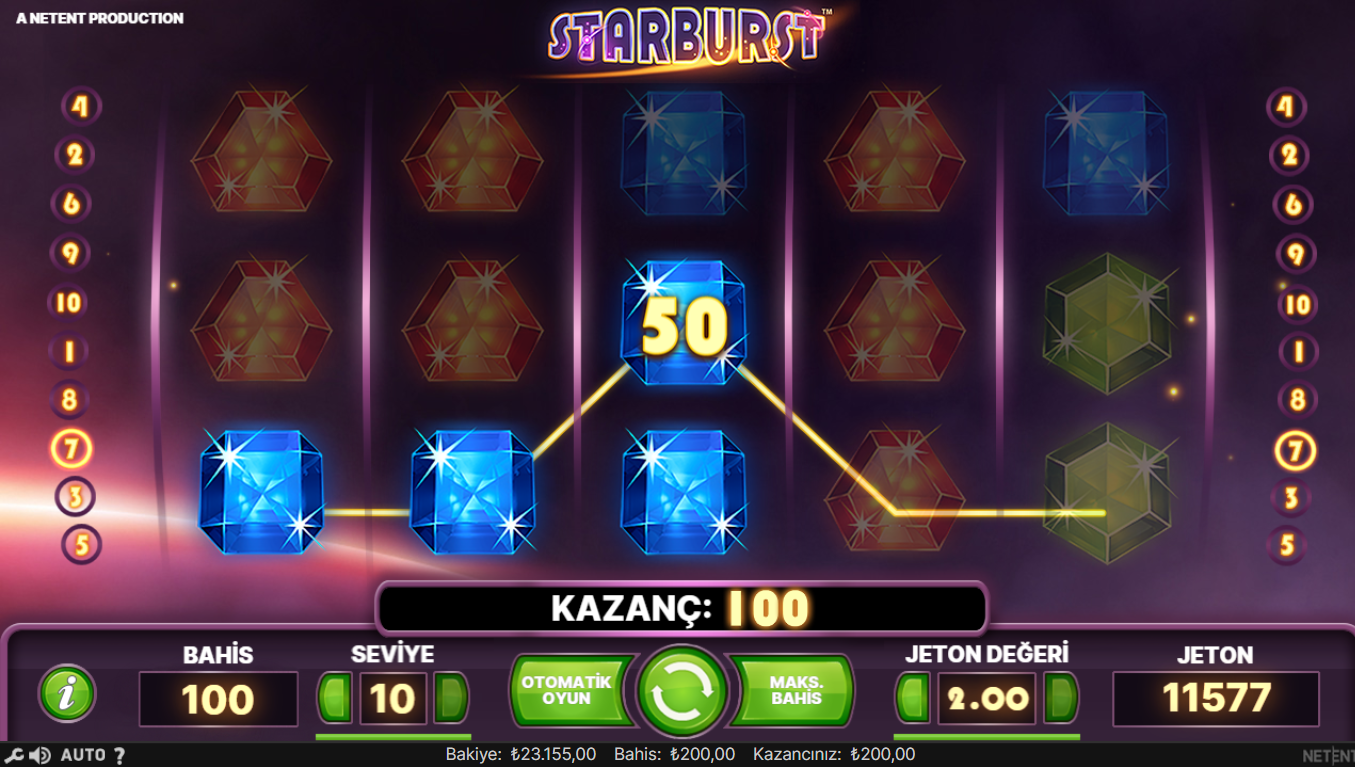 Starburst Slot Seviye Ne Demek?