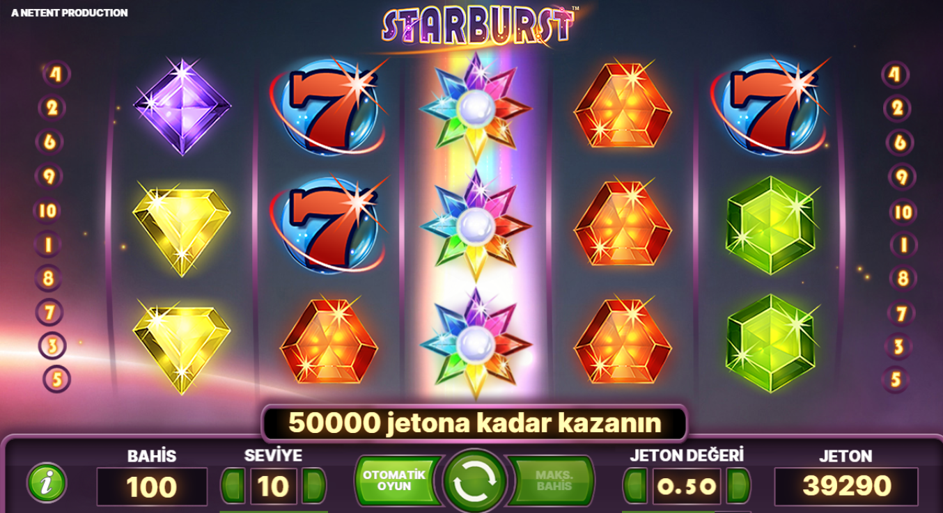 Starburst Slot Ücretsiz Spinler