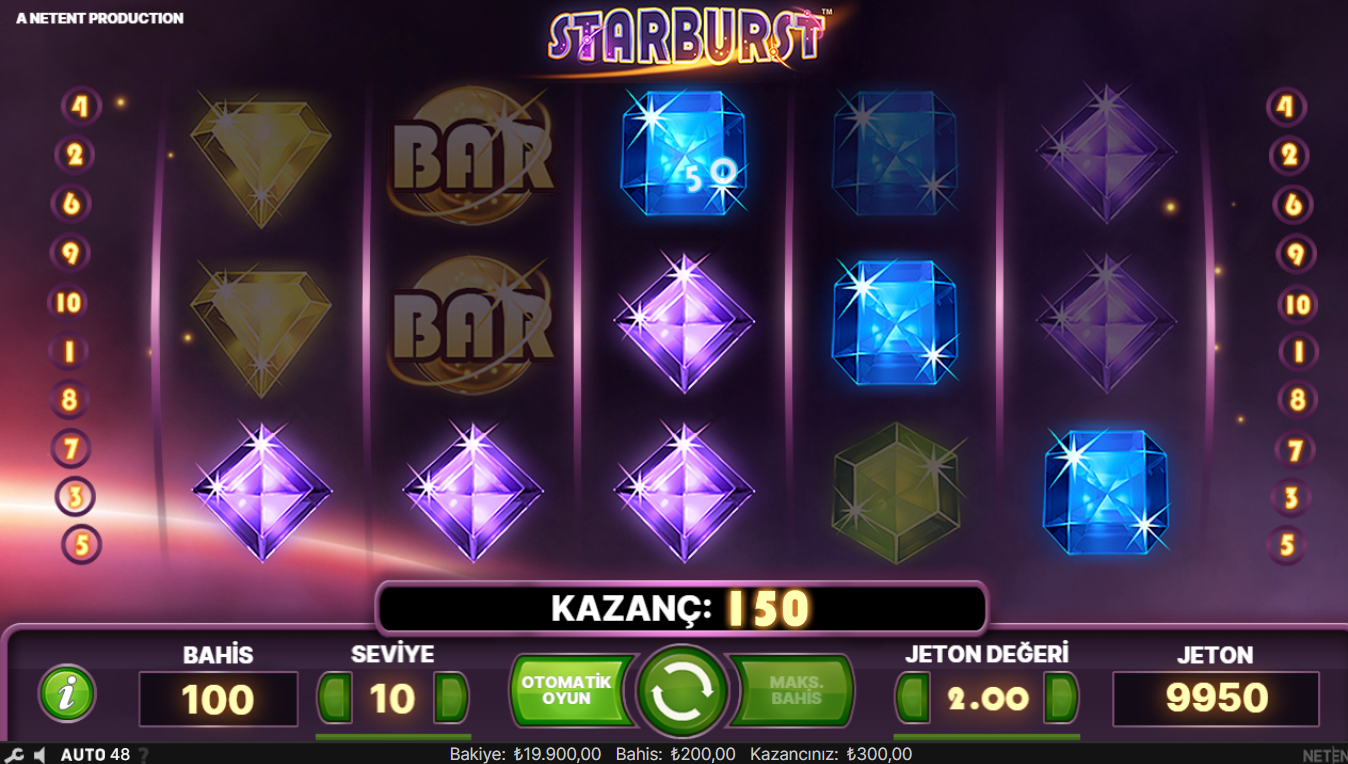 Starburst Bonusa Gitme