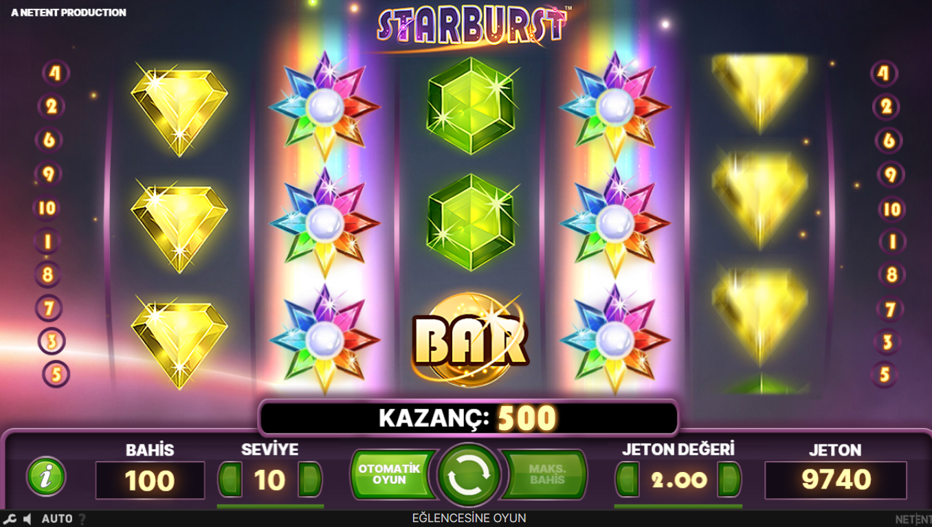 Starburst Jackpot Tipleri