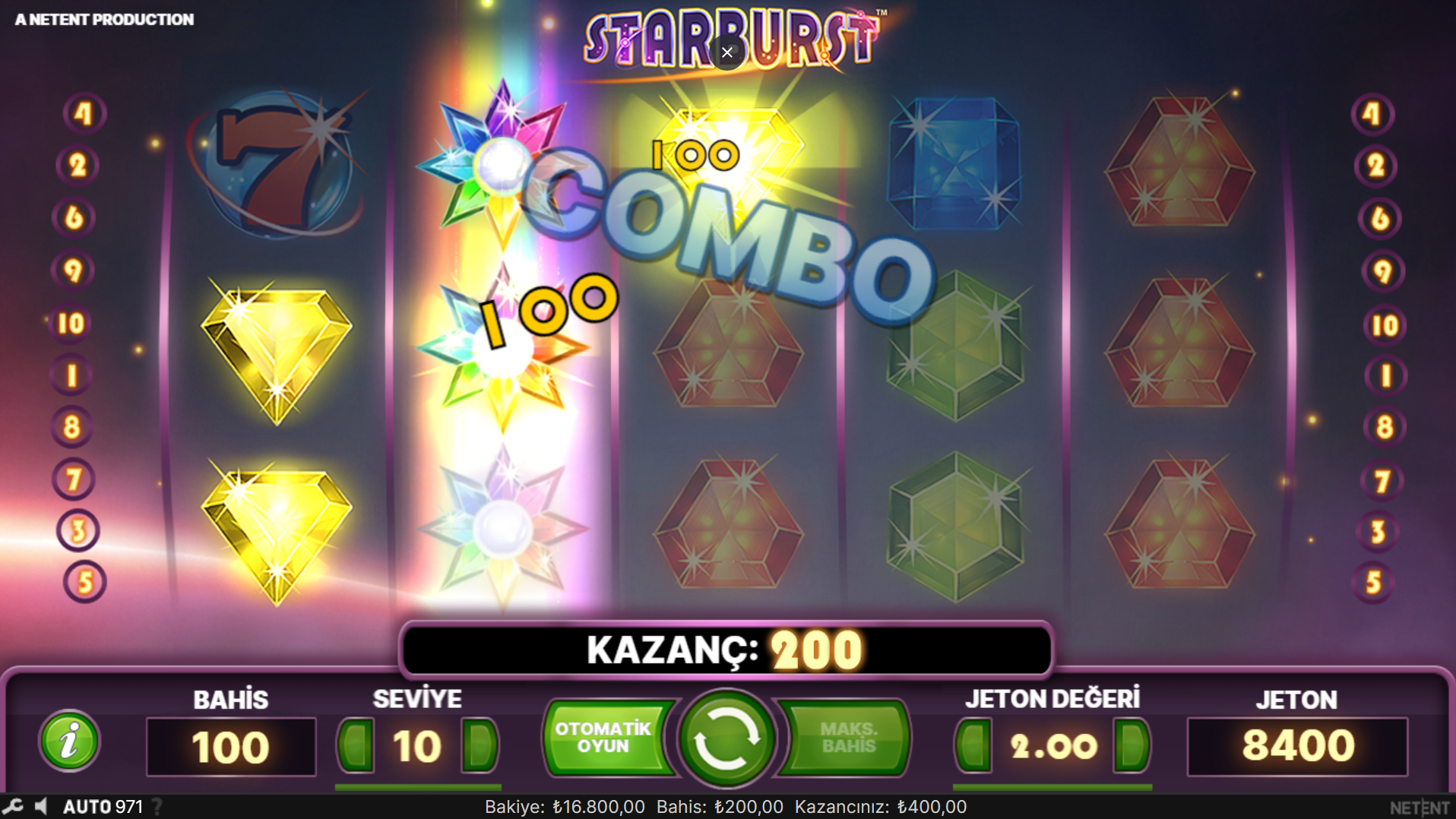 Starburst Slot Oyna